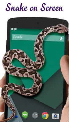 Snake on Screen 2018 new android App screenshot 1